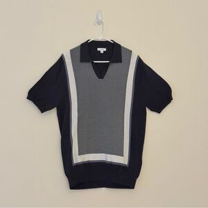 Men's Black Polo Shirt - L